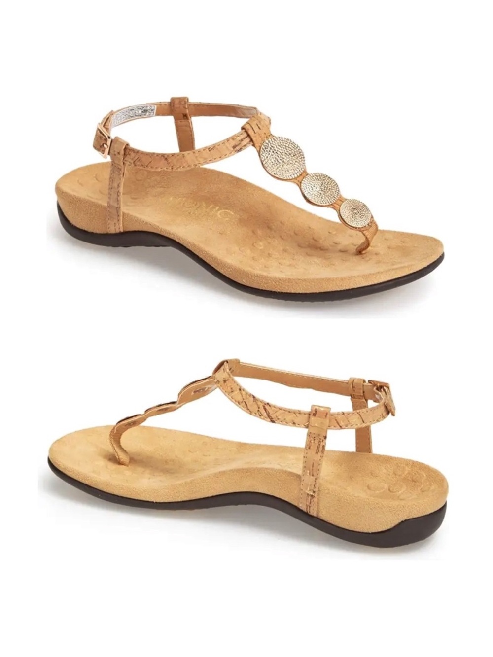 Vionic Lizbeth Thong Sandals Size 8